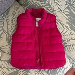 GAP Kids Pink Puffer Vest